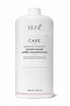 KEUNE Кондиционер кератиновый комплекс CARE KERATIN SMOOTH CONDITIONER, 1000 мл 21357 - фото 10983