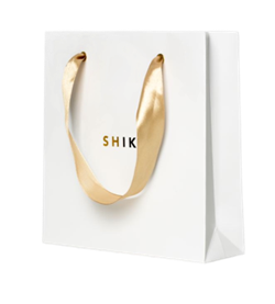 SHIK Пакет подарочный с золотыми ручками и логотипом, 1шт. - фото 11290