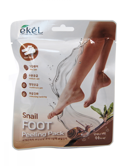 EKEL Маска-эксфолиант для ног МУЦИН УЛИТКИ Snail Foot Peeling Pack, 40 г - фото 11730
