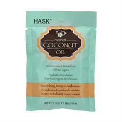HASK Кондиционер для волос питательный КОКОСОВОЕ МАСЛО / Hask Monoi Coconut Oil Nourishing Deep Conditioner Packet, 50 мл - фото 11834