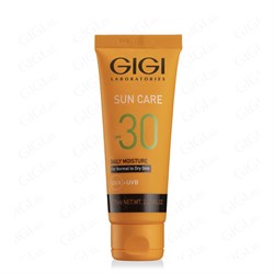 SC Крем солнцезащитный с защитой ДНК SPF 30 для сухой кожи / GIGI Sun Care Daily Moisture, 75мл - фото 12347