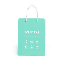 MIRRA Пакет бумажный MIRRA (зеленый) - фото 12599