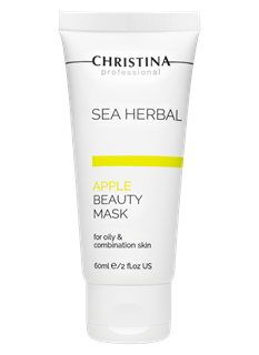 Маска красоты для жирной и комбинированной кожи "Яблоко" / Sea Herbal Beauty Mask Apple for oily and combination skin, 60мл - фото 13744