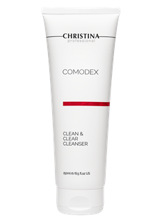 Comodex Clean & Clear Cleanser - Очищающий гель для проблемной и жирной кожи, 250мл - фото 13979
