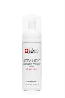 TETE Мусс ультралегкий очищающий для умывания Ultra Light Cleansing Mousse, 150мл - фото 14120