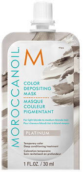 MOROCCANOIL Тонирующая маска тон PLATINUM для волос "COLOR DEPOSITING MASK" 30мл - фото 15119