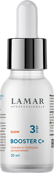 Lamar Professional Антиоксидантная сыворотка-бустер с ниацинамидом и витамином C BOOSTER C+, 30 мл - фото 15122