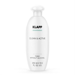 KLAPP Тоник без спирта CLEAN&ACTIVE Tonic without Alcohol, 250мл - фото 7927