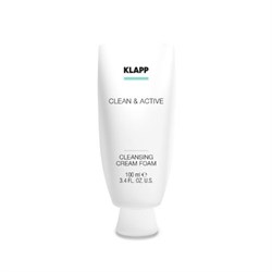 KLAPP Очищающая крем-пенка CLEAN&ACTIVE Cleansing Cream Foam, 100мл - фото 7929