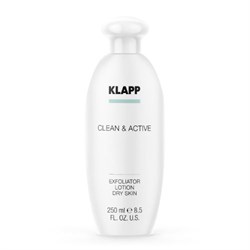 KLAPP Эксфолиатор для сухой кожи / CLEAN&ACTIVE Exfoliator Dry Skin, 250 мл - фото 7942