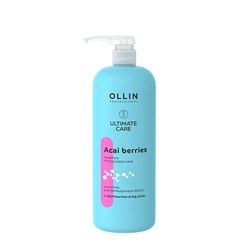 OLLIN Шампунь для окрашенных волос с экстрактом ягод асаи ULTIMATE CARE, 1000мл - фото 9920