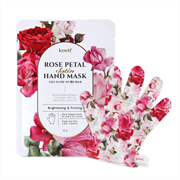 KOELF Маски-перчатки для рук РОЗА / Rose Petal Satin Hand Mask, 1уп.