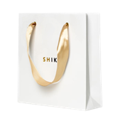 SHIK Пакет подарочный с золотыми ручками и логотипом, 1шт.