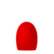 Lic Коврик-яйцо силиконовый для чистки кистей / Brush сleansing pad (Red)