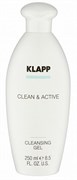 KLAPP Очищающий гель CLEAN&ACTIVE CLeansing Gel, 250мл