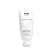 KLAPP Очищающая крем-пенка CLEAN&ACTIVE Cleansing Cream Foam, 100мл