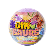 Бурлящий шарик Динозаврики / "Dinosaurs" с игрушкой внутри, 130 г