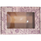 Подарочная коробка с прозрачным окном крафт "Шкатулка Каллиграфия" (195*135*60 мм) - фото 10799